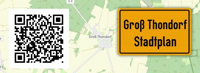 Stadtplan Groß Thondorf