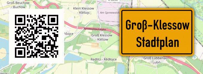 Stadtplan Groß-Klessow