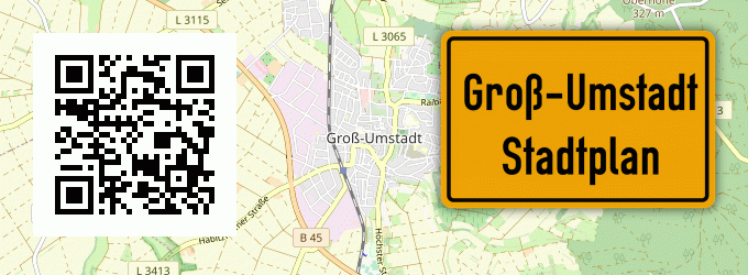 Stadtplan Groß-Umstadt