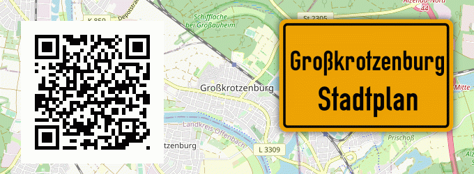 Stadtplan Großkrotzenburg