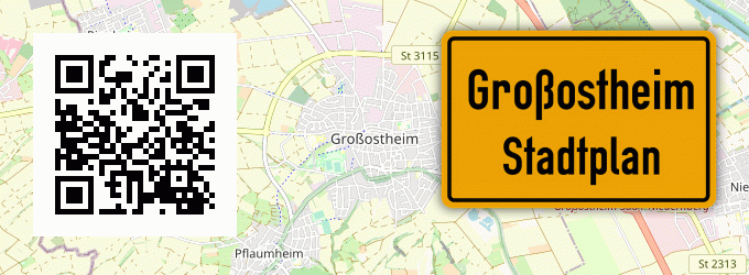 Stadtplan Großostheim