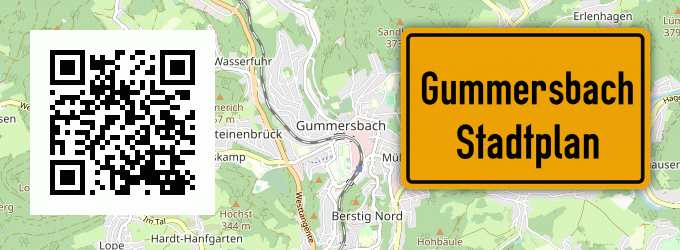 Stadtplan Gummersbach