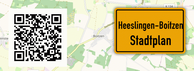 Stadtplan Heeslingen-Boitzen