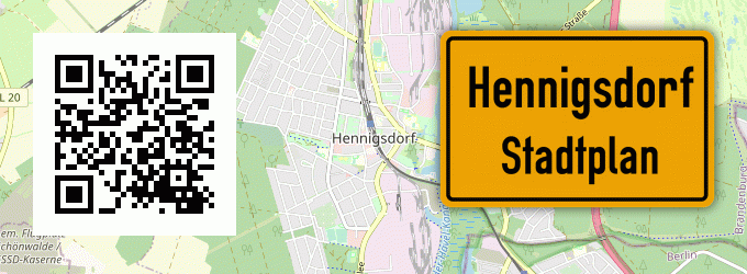Stadtplan Hennigsdorf