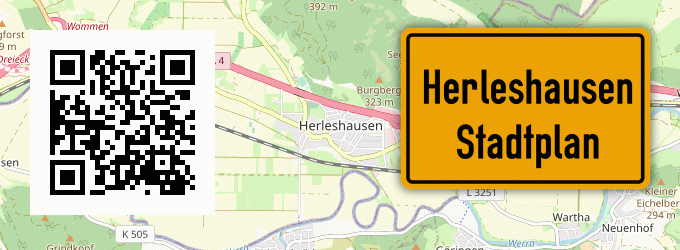 Stadtplan Herleshausen