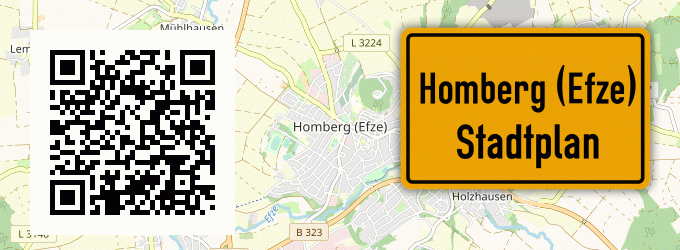 Stadtplan Homberg (Efze)