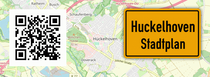Stadtplan Huckelhoven