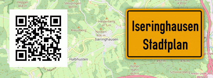 Stadtplan Iseringhausen
