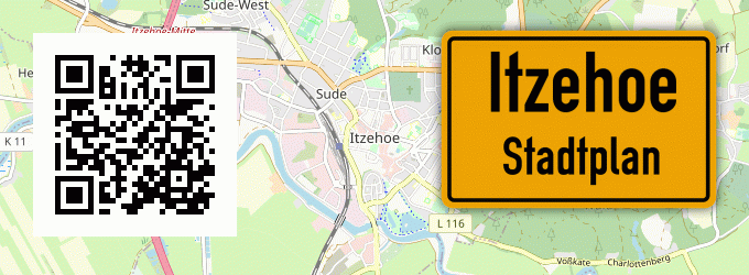 Stadtplan Itzehoe