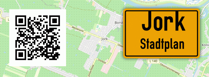 Stadtplan Jork