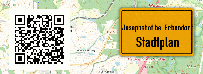 Stadtplan Josephshof bei Erbendorf