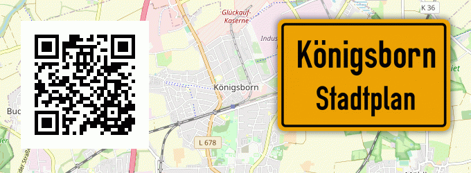 Stadtplan Königsborn