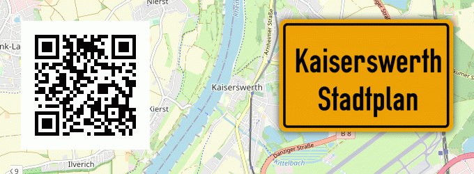 Stadtplan Kaiserswerth