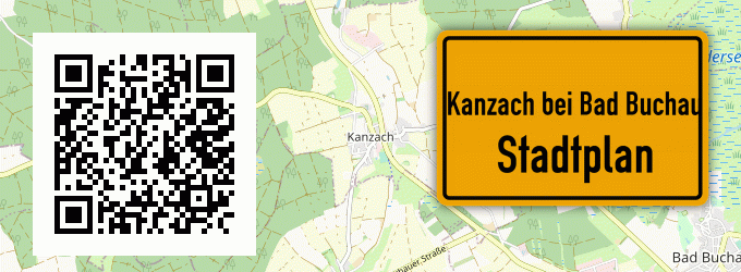 Stadtplan Kanzach bei Bad Buchau