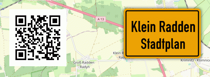 Stadtplan Klein Radden