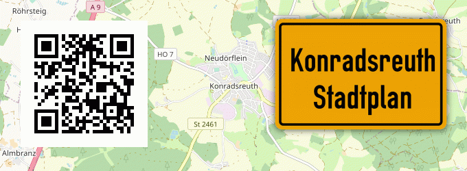 Stadtplan Konradsreuth