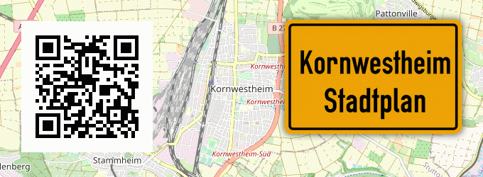 Stadtplan Kornwestheim