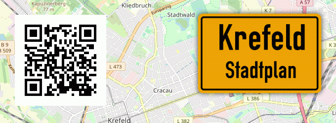 Stadtplan Krefeld