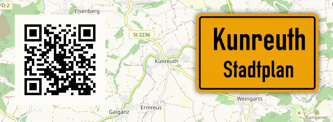 Stadtplan Kunreuth