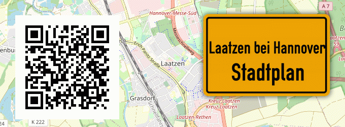 Stadtplan Laatzen bei Hannover