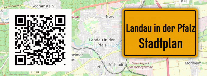 Stadtplan Landau in der Pfalz