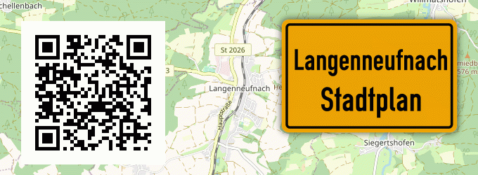 Stadtplan Langenneufnach