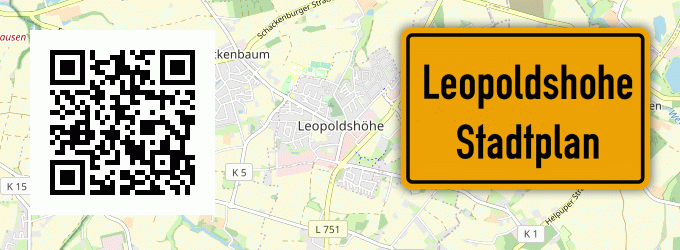 Stadtplan Leopoldshohe