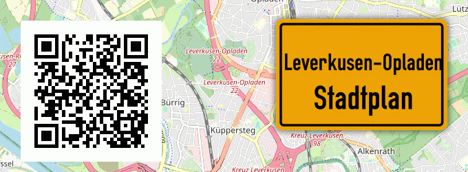 Stadtplan Leverkusen-Opladen