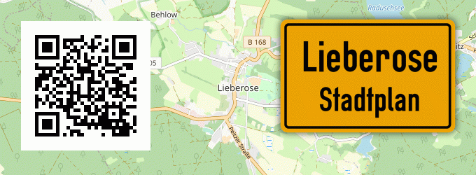 Stadtplan Lieberose