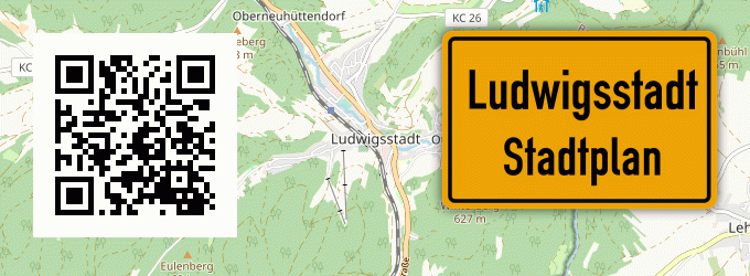 Stadtplan Ludwigsstadt