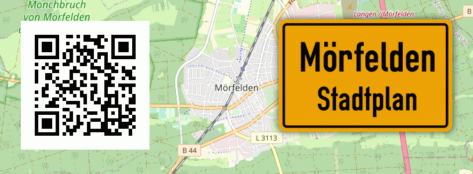 Stadtplan Mörfelden