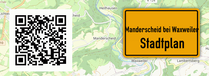 Stadtplan Manderscheid bei Waxweiler