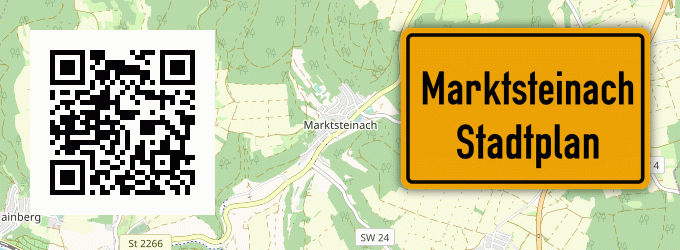 Stadtplan Marktsteinach