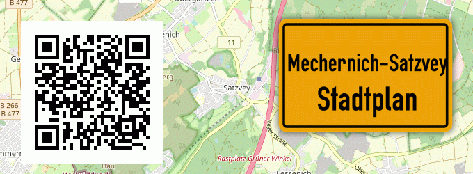 Stadtplan Mechernich-Satzvey