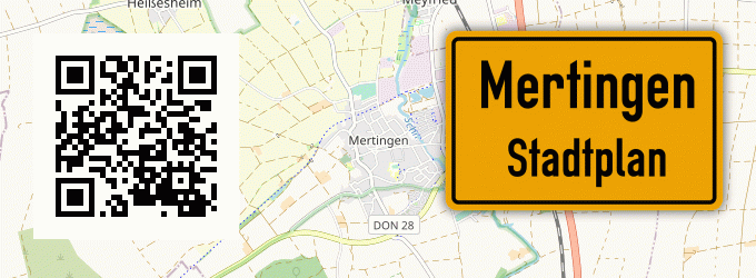 Stadtplan Mertingen
