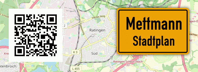 Stadtplan Mettmann
