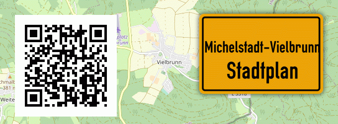 Stadtplan Michelstadt-Vielbrunn