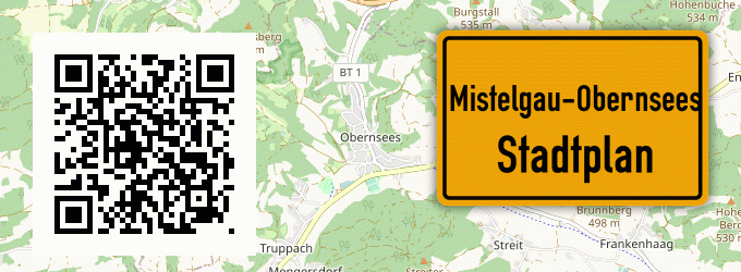 Stadtplan Mistelgau-Obernsees