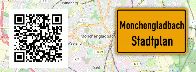 Stadtplan Monchengladbach