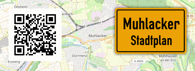 Stadtplan Muhlacker