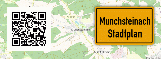 Stadtplan Munchsteinach