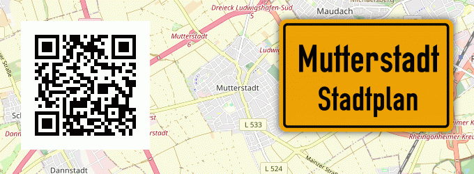 Stadtplan Mutterstadt