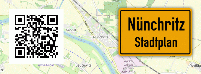 Stadtplan Nünchritz