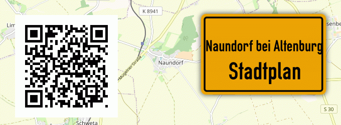 Stadtplan Naundorf bei Altenburg