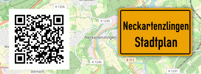 Stadtplan Neckartenzlingen
