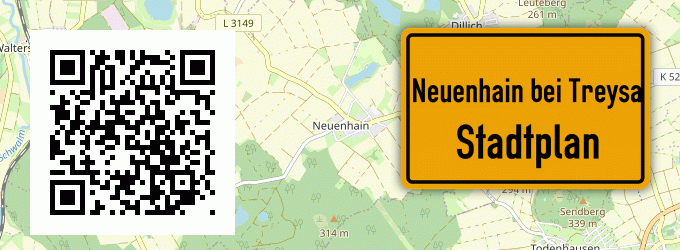 Stadtplan Neuenhain bei Treysa