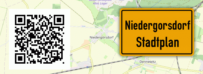 Stadtplan Niedergorsdorf