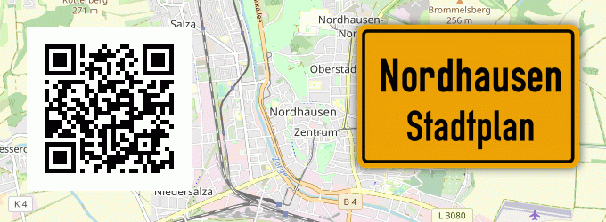 Stadtplan Nordhausen