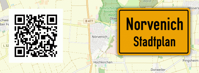 Stadtplan Norvenich