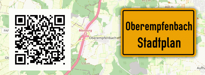 Stadtplan Oberempfenbach